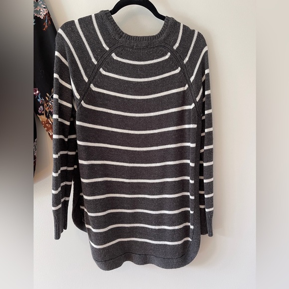 Drapey Knit Striped Sweater - Picture 2 of 3